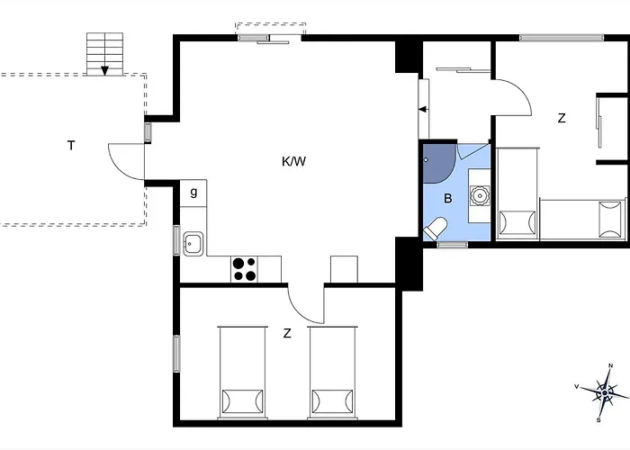 Apartmán 5615-allinge-bohnebakken-21-lejl-2 Allinge-Sandvig
